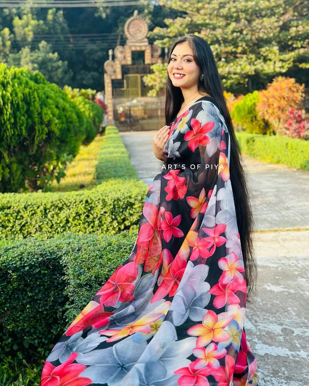 2 সেমি মসলিন” শাড়ি BUS-221 - Image 1